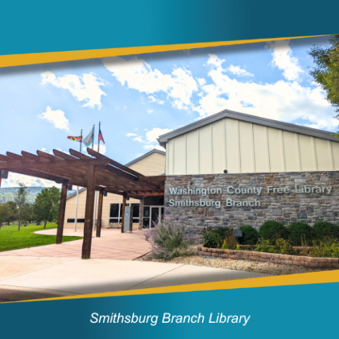 Exterior shot of the Smithsburg Library