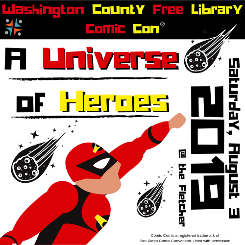 Comic-themed fun and activities for all ages!