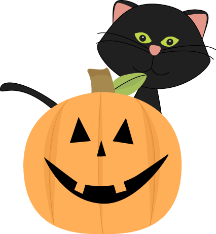 Cat with Pumpkin