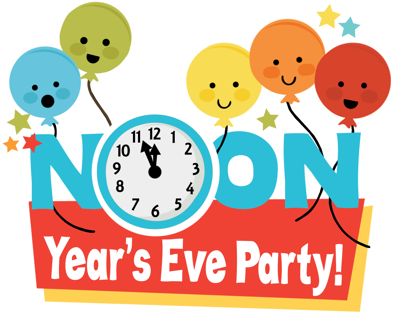 noon year's eve party image