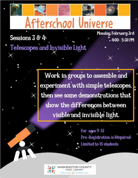 Telescopes & Visible/Invisible Light