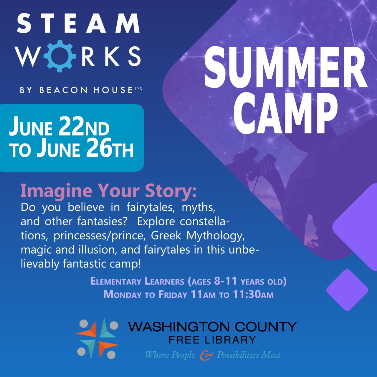 SteamWorks Summer Camp by Beacon House - Ages 8-11