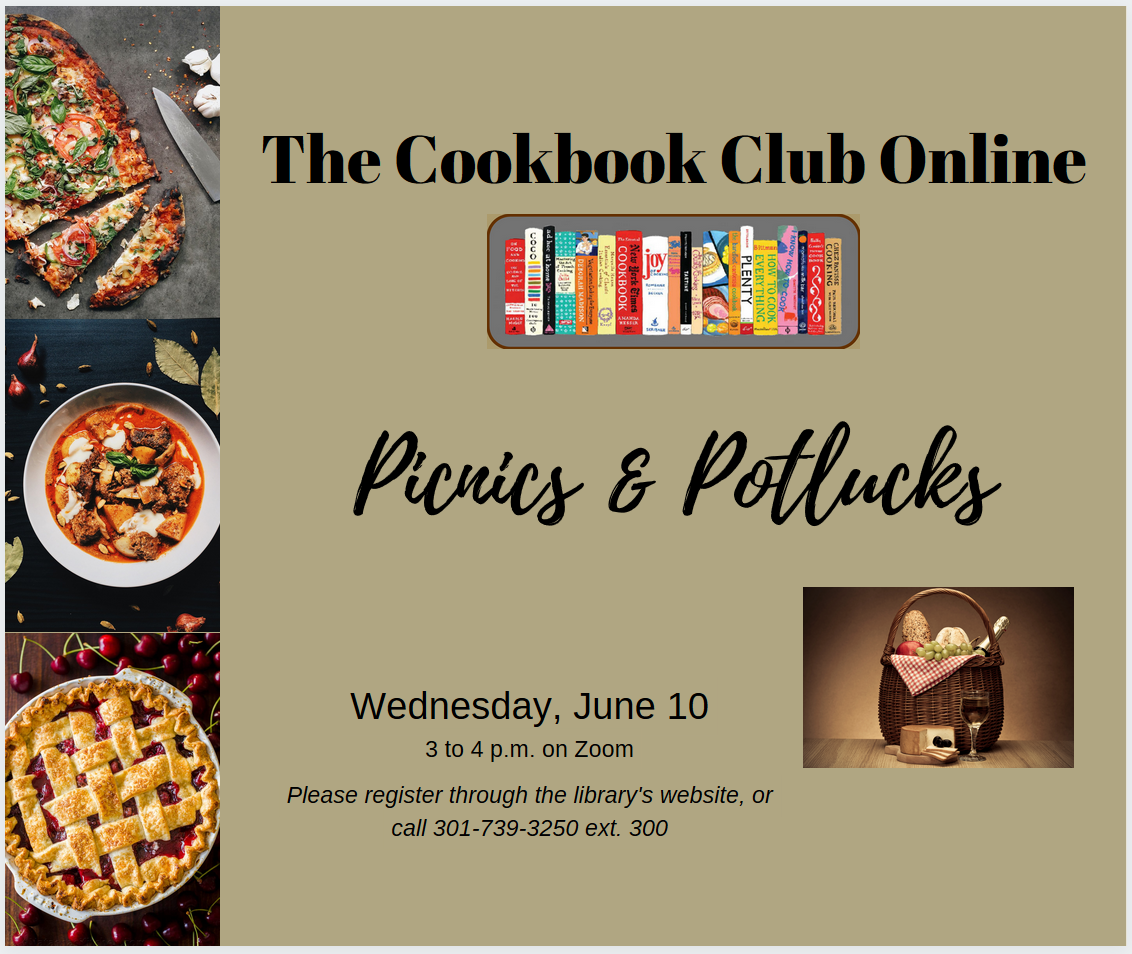 Picnics & Potlucks - June 10, 3 - 4 p.m. via Zoom
