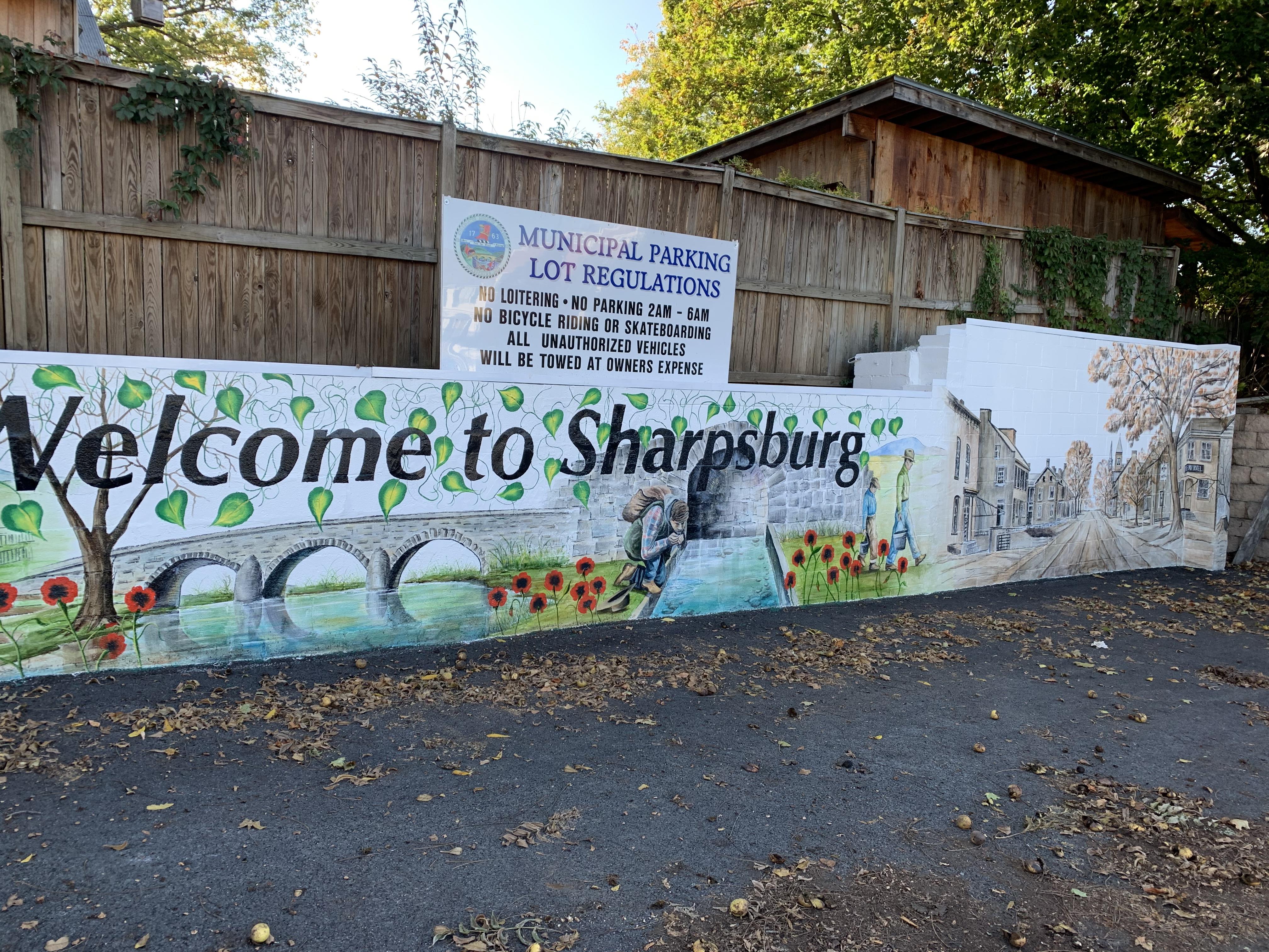 Picture of Welcome to Sharpsburg Mural 