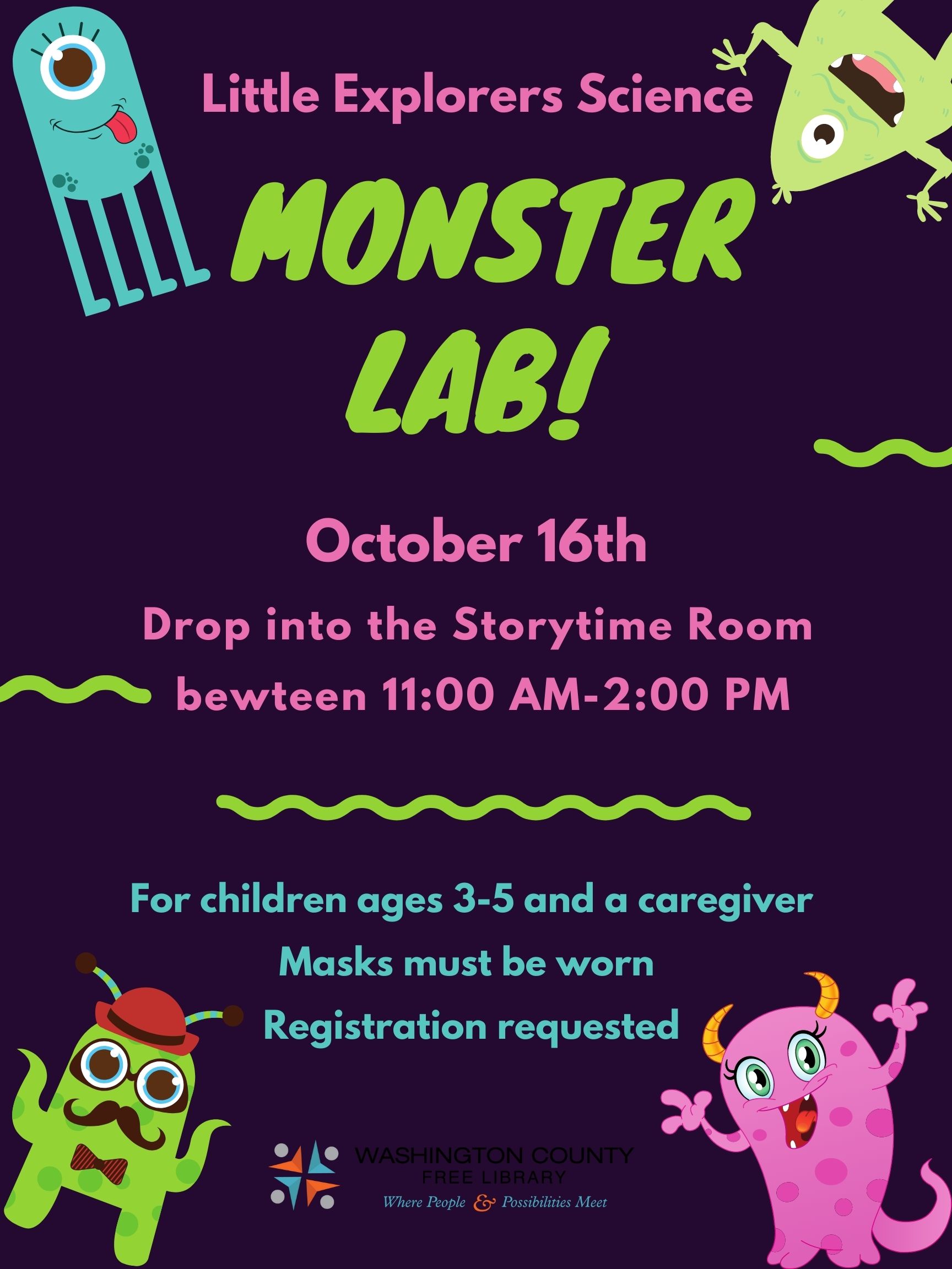 Monster Lab flyer