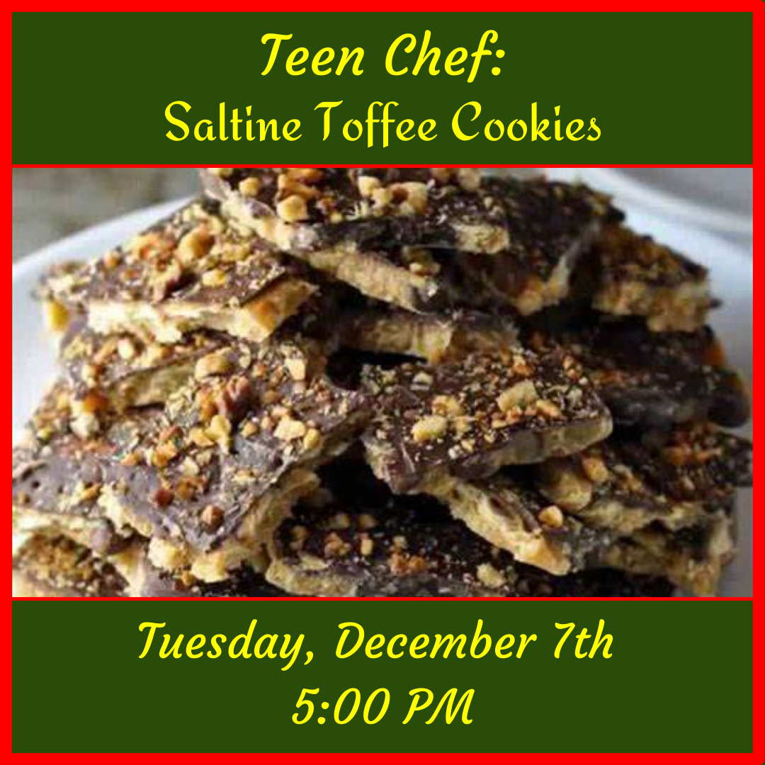 Teen Chef: Saltine Toffee Cookies