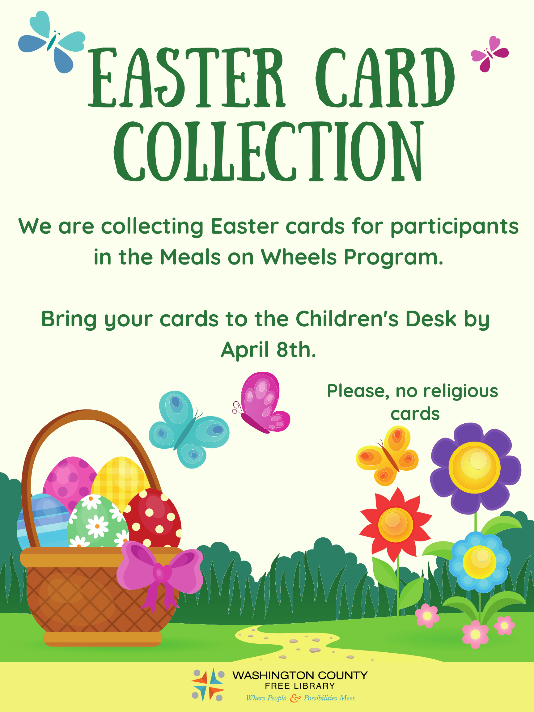 Easter Card Collection for Meals on Wheels