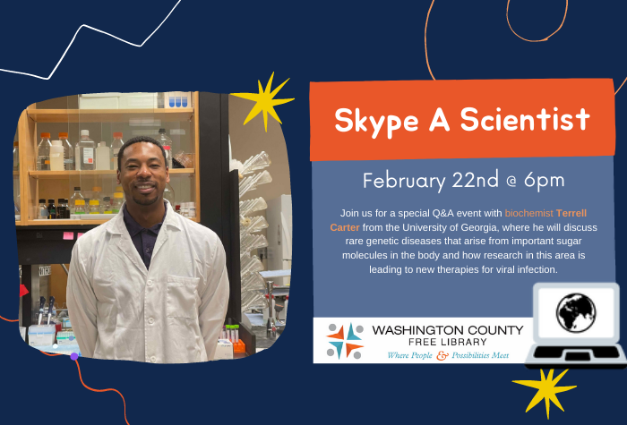 Skype a Scientist February 22nd at 6PM