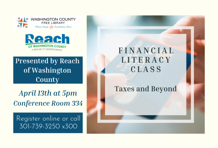 Financial Education Courses Presented by Reach of Washington County Taxes and Beyond