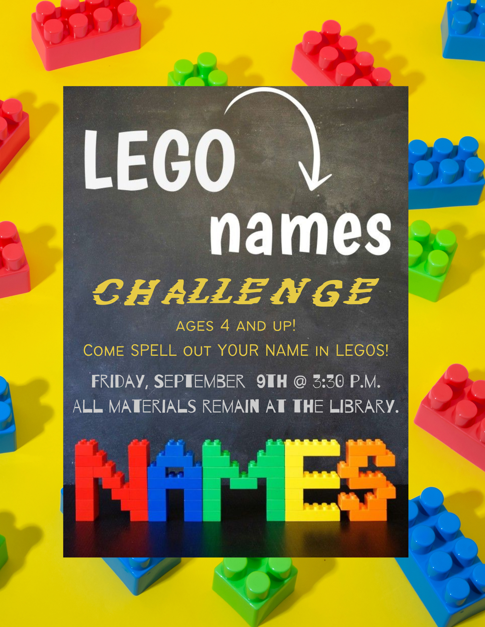 Lego Name Challenge