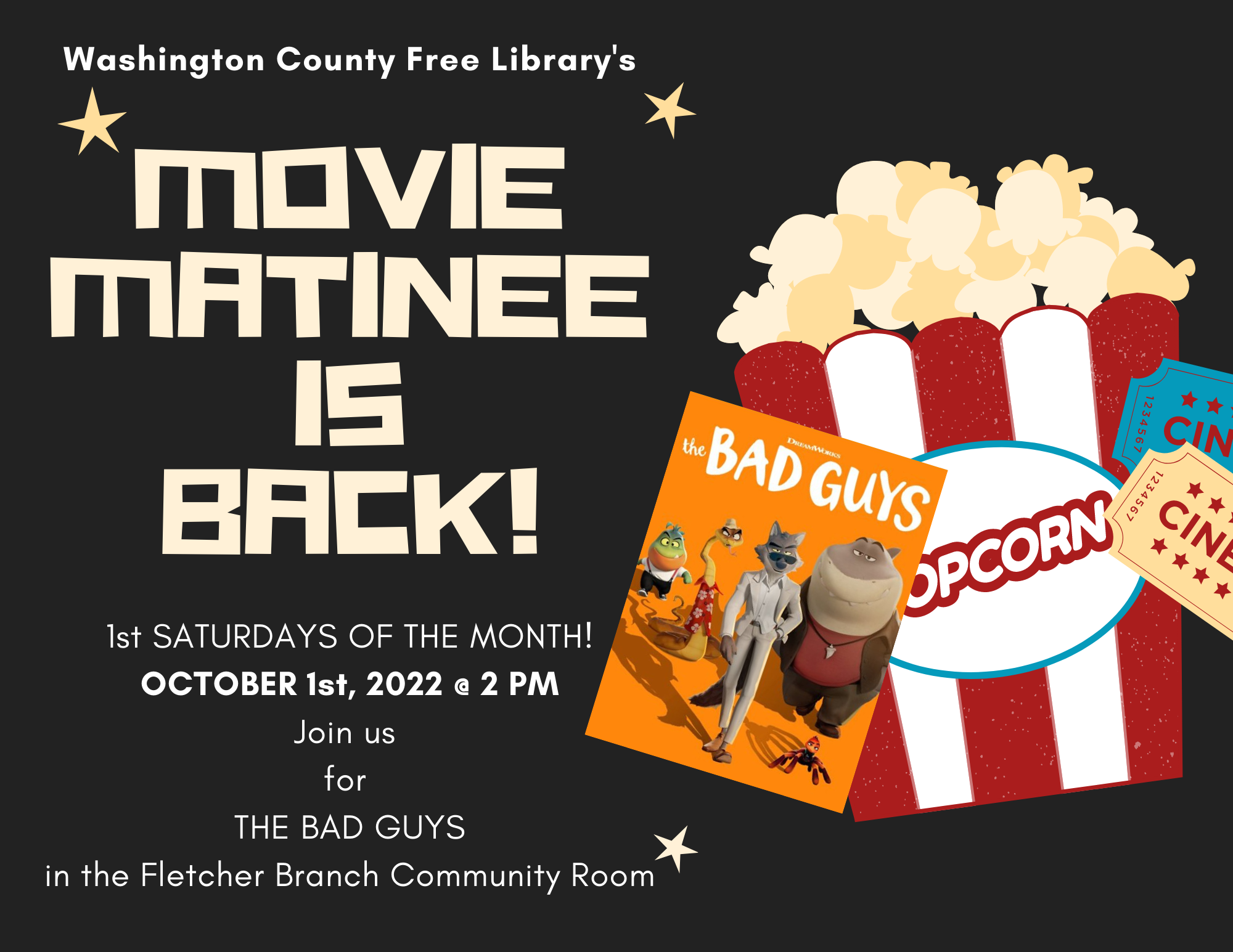 Movie Matinee is Back!