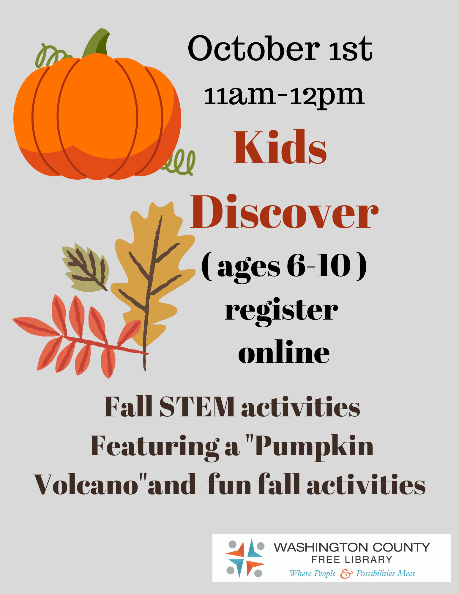 Kids Discover Science - Fall STEM Activities