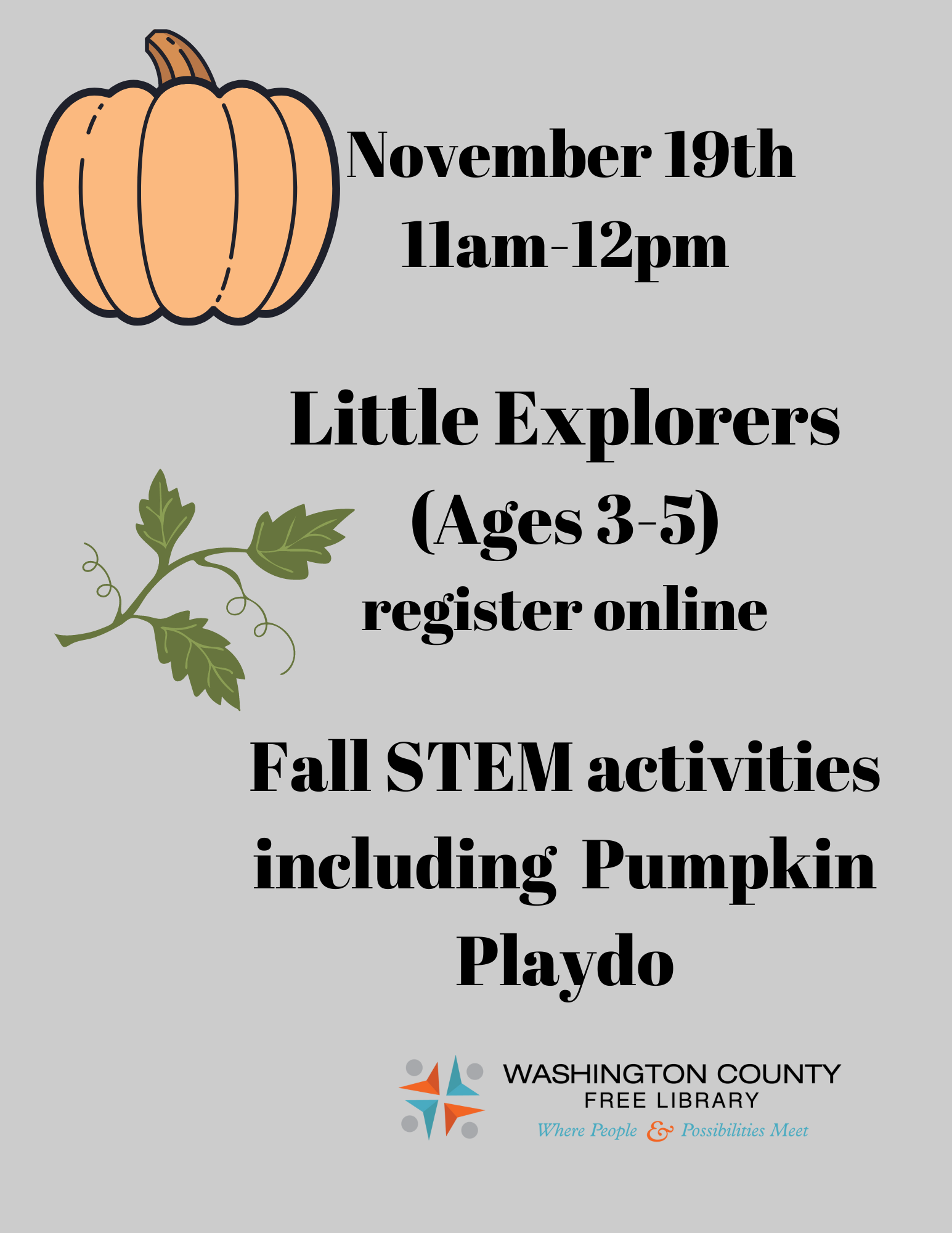 Little Explorers-Fall STEM activities