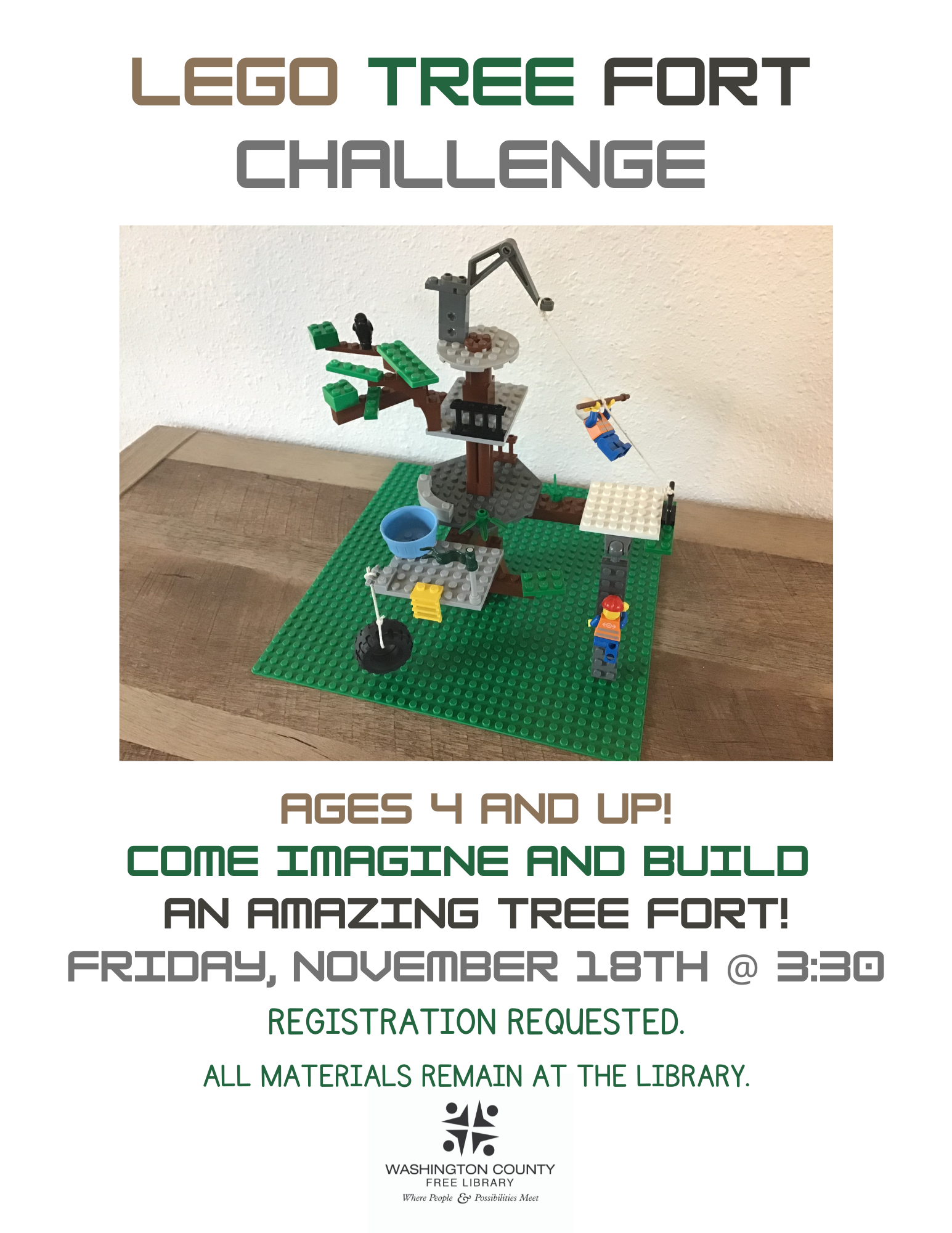 Lego Tree Fort Challenge