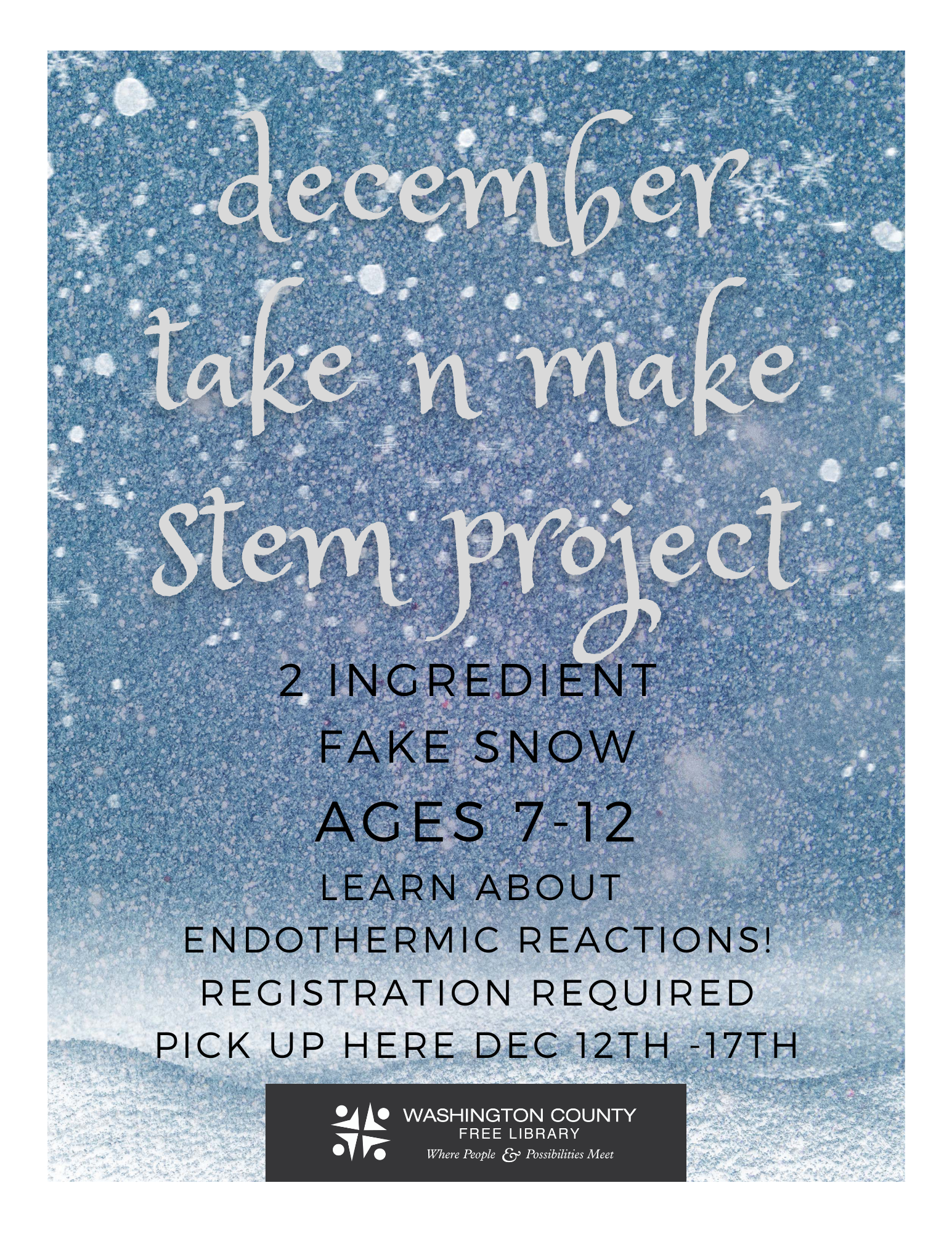December Take and Make STEM Project 