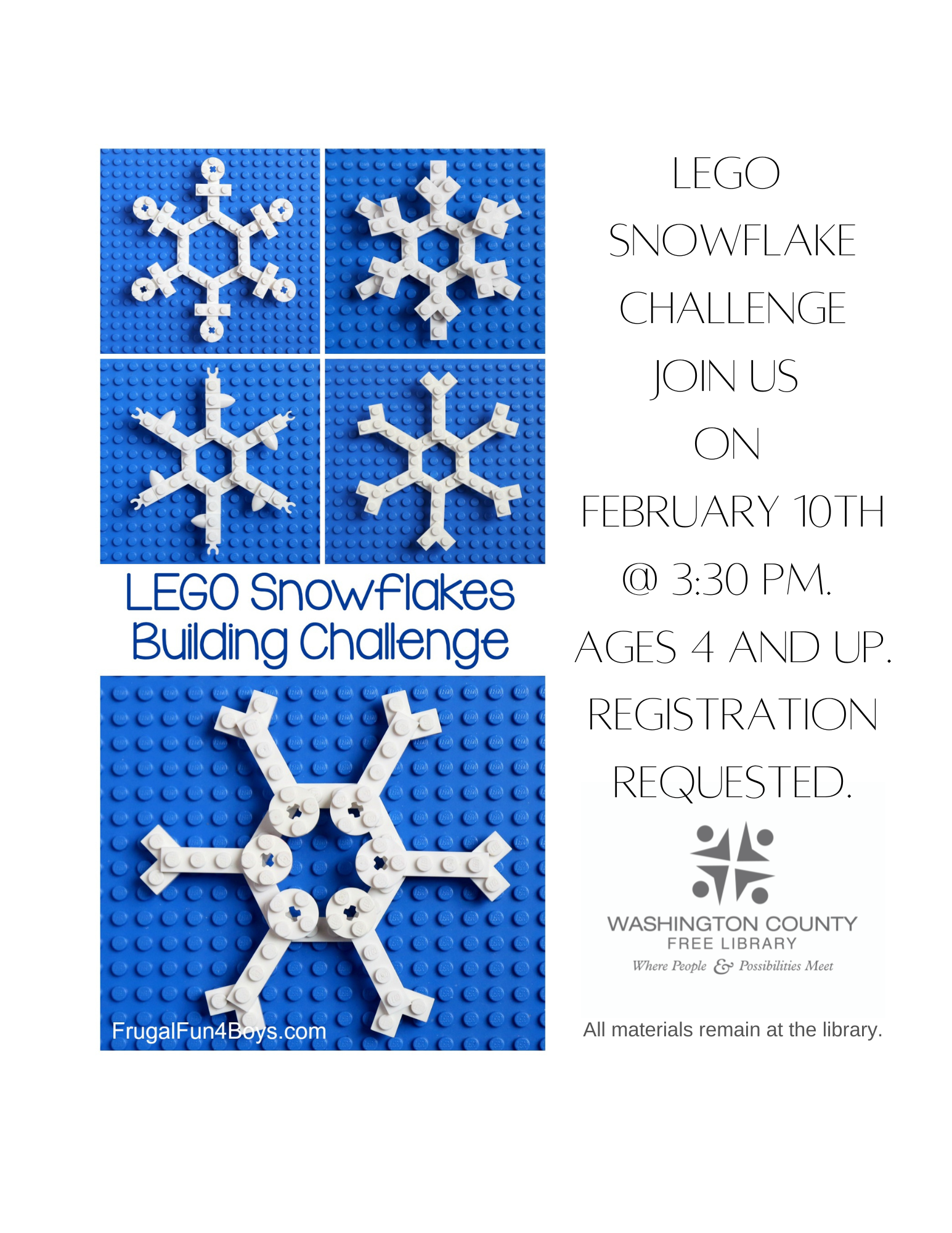 Legos : Snowflake Challenge