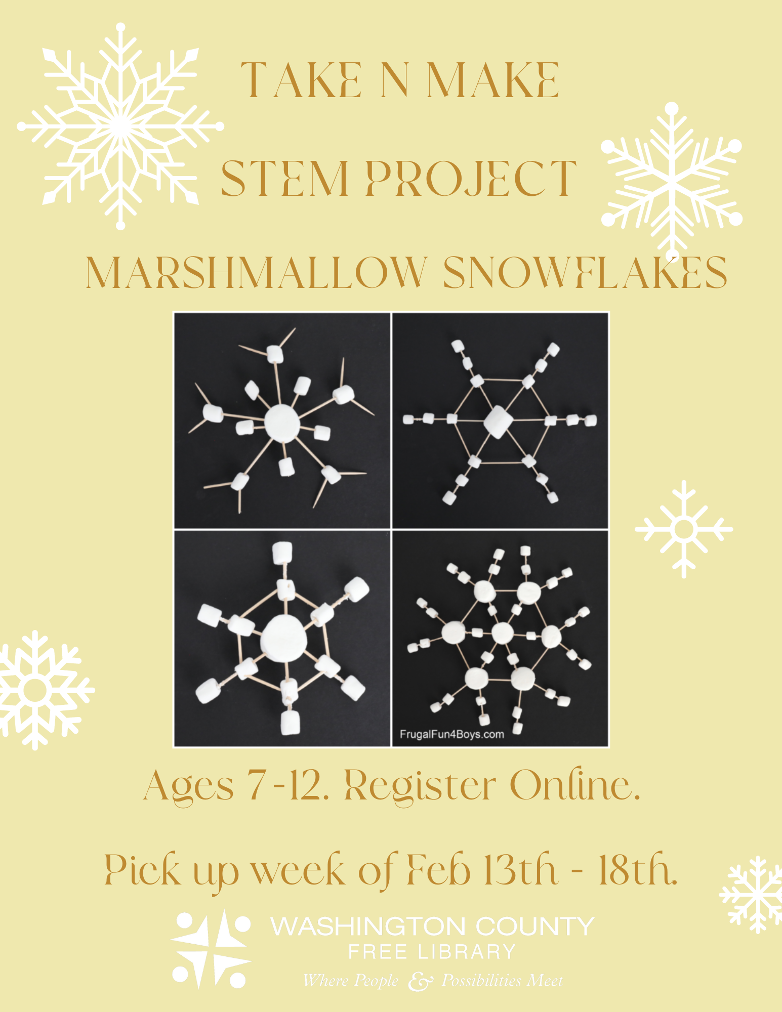February Take and Make STEM Project 