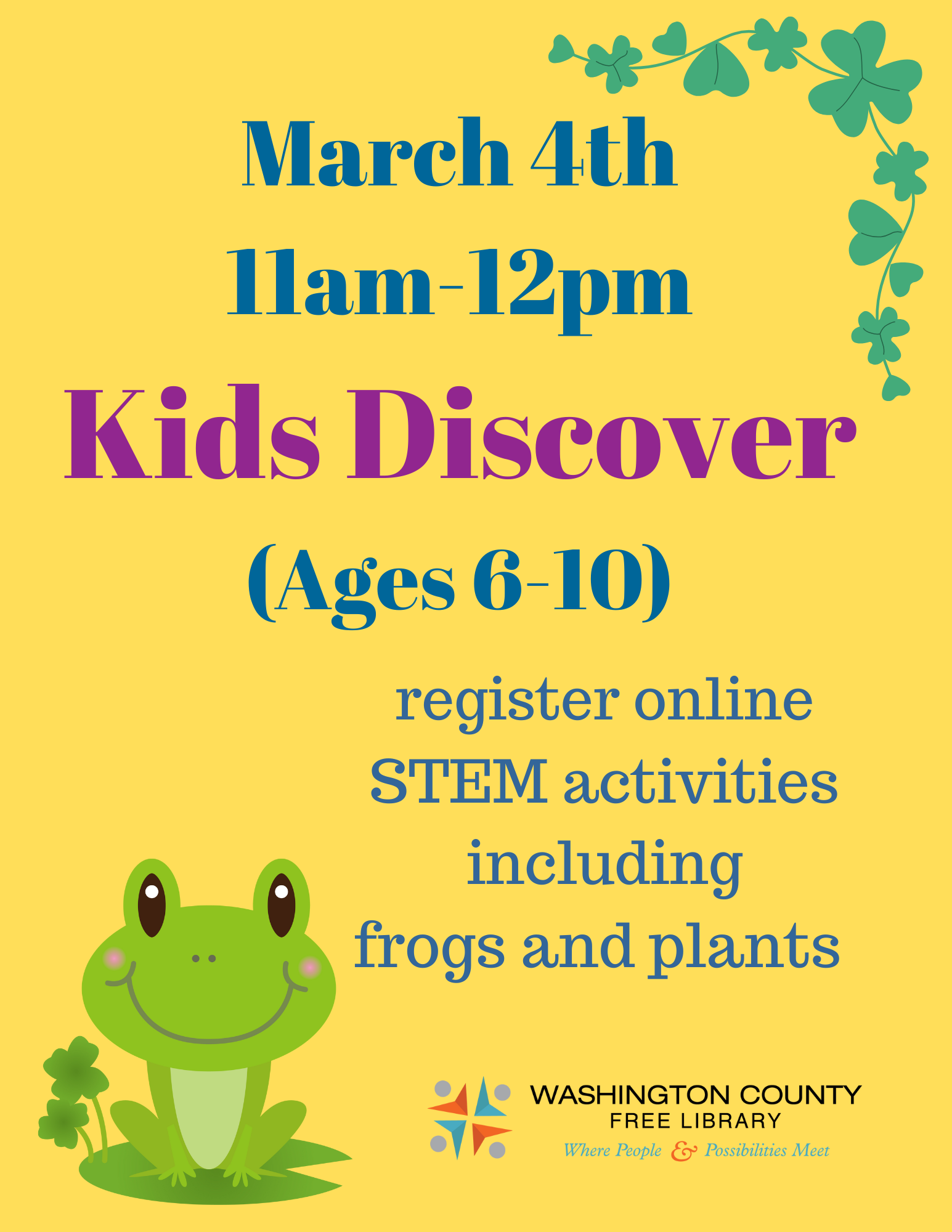 Kids Discover: Spring STEM Activities