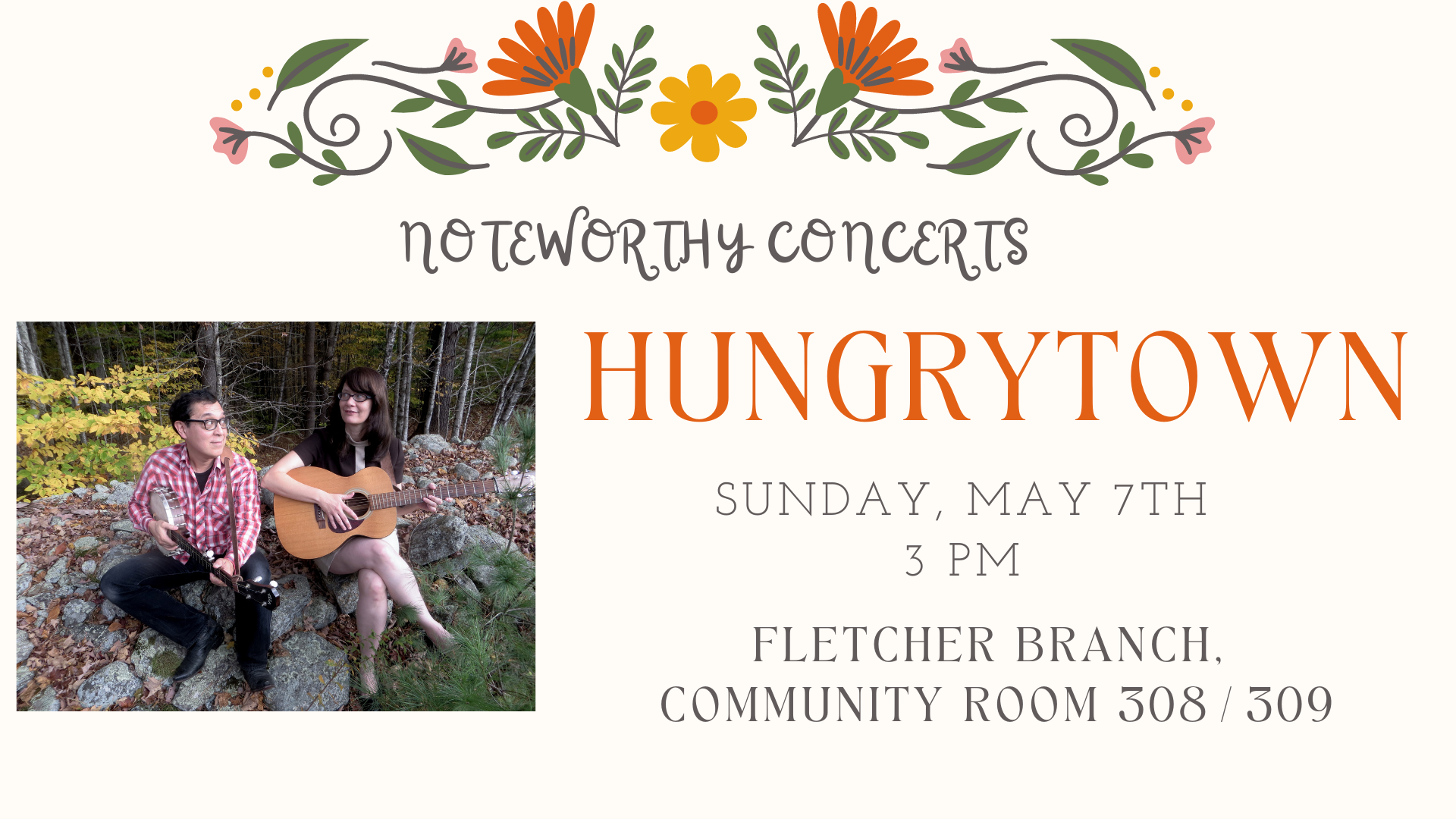 Noteworthy Sundays Concert Series: Hungrytown