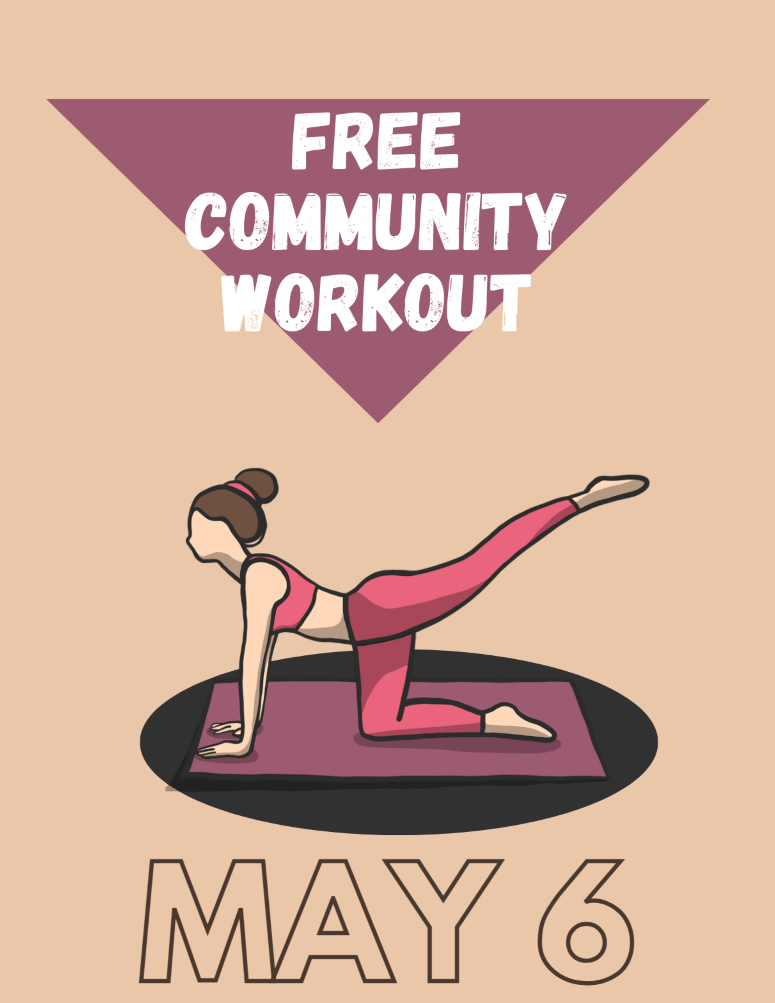 Free community Workout  May 6th