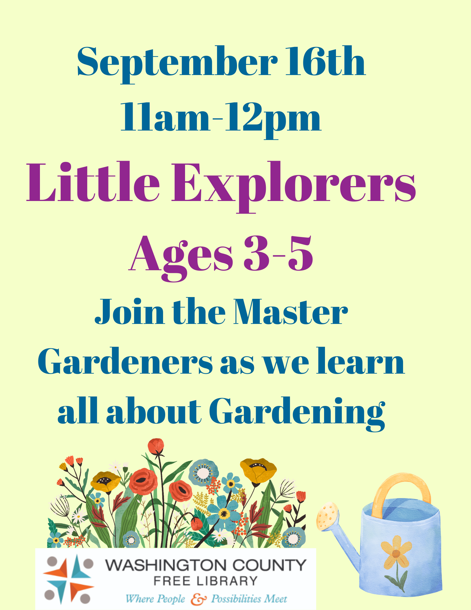 Little Explorers: Gardening