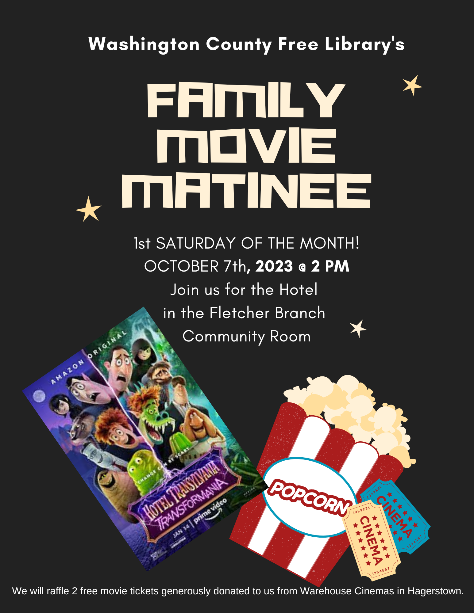 1st Saturday of the Month Family Movie Matinee
