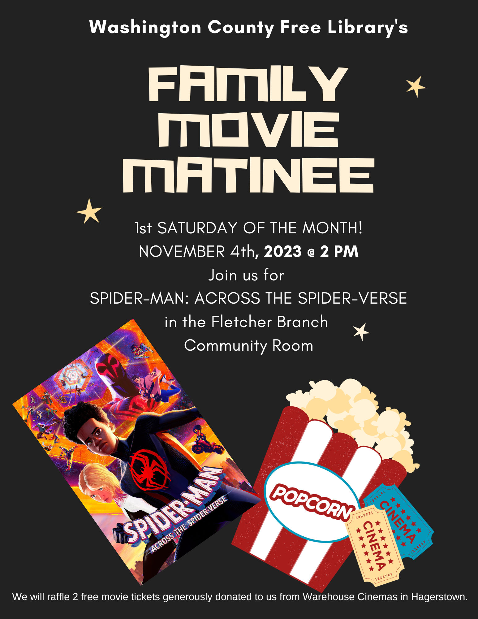 Family Movie Matinee - Spiderman: Across the Spiderverse