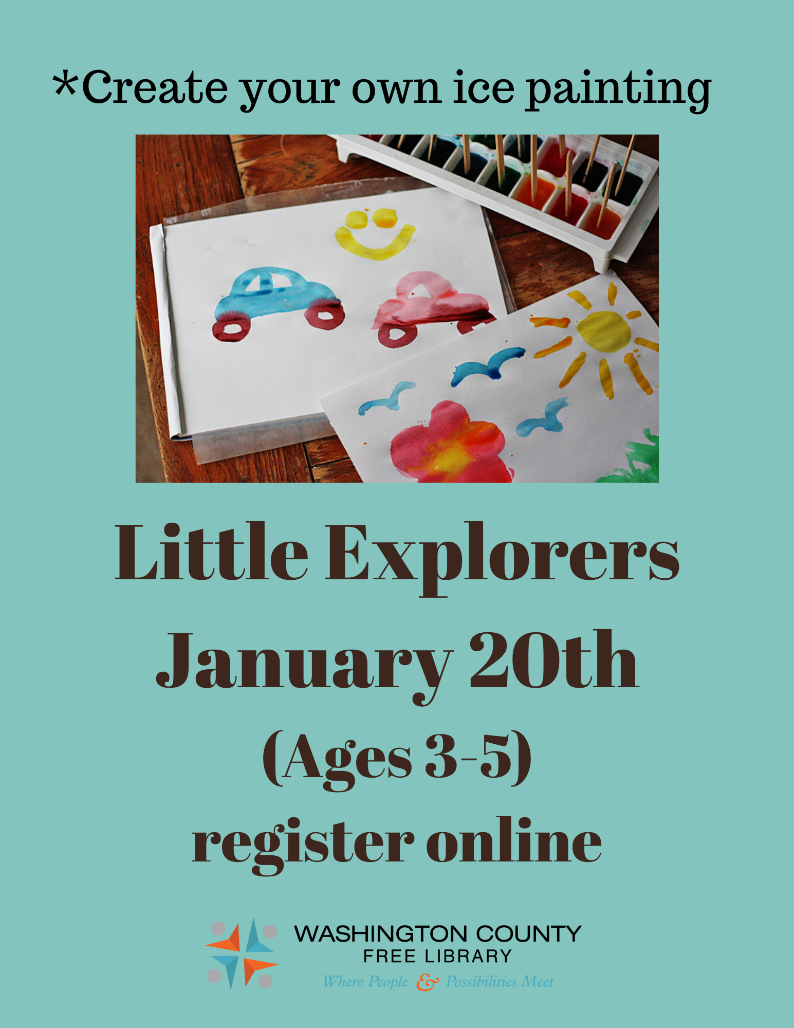 Little Explorers: Ice Painting