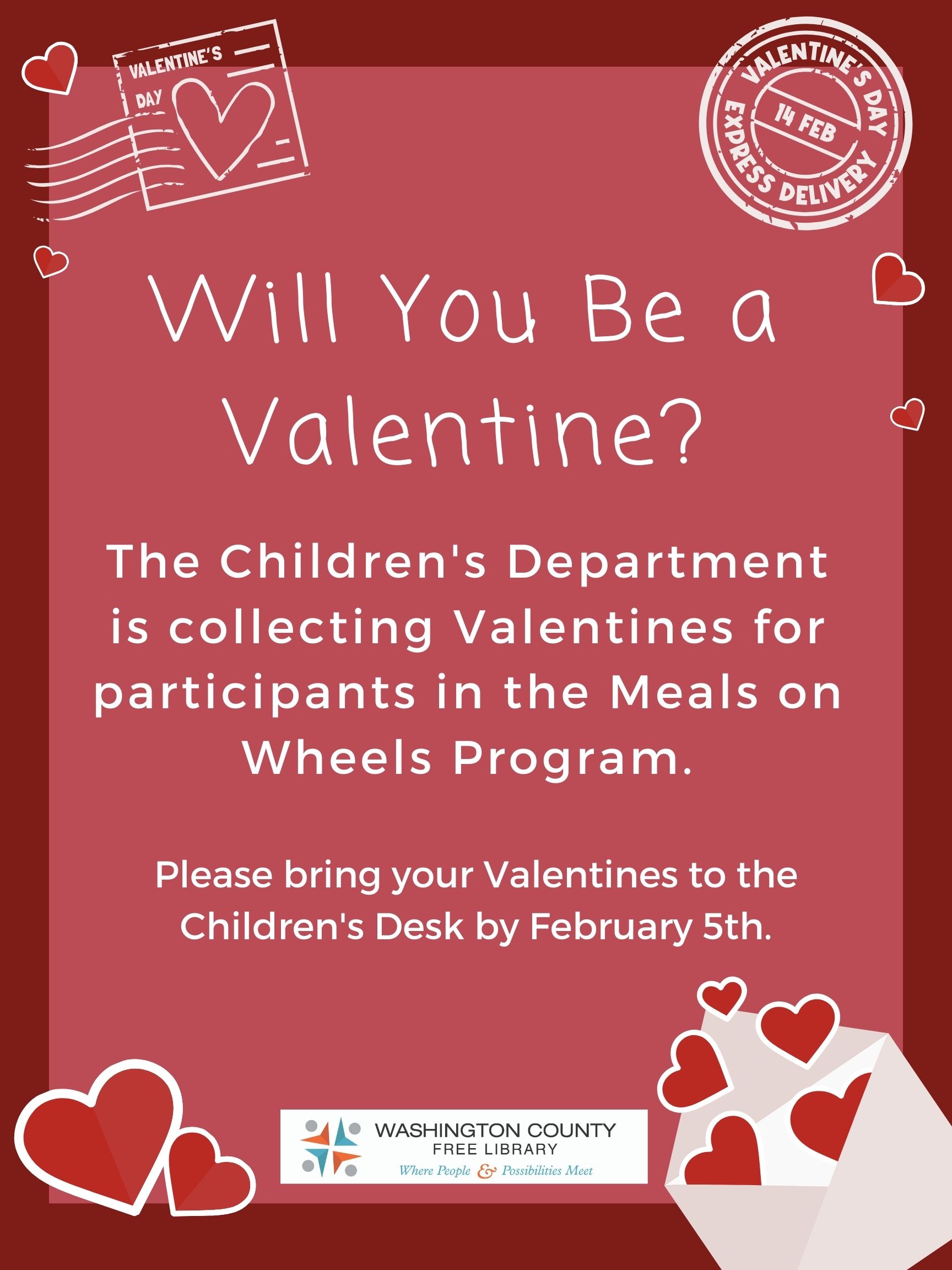 Meals on Wheels Valentines Information