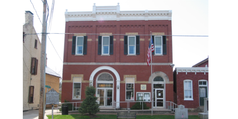 Exterior shot of the Sharpsburg Library