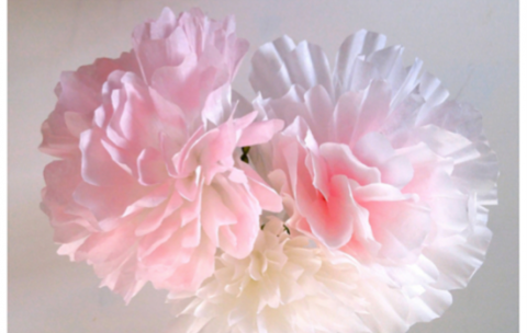 Easy coffee filter flowers