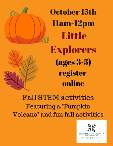 Little Explorers-Fall STEM Activities