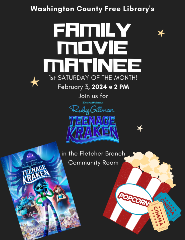 February Family Movie Matinee-- Ruby Gillman: Teenage Kraken