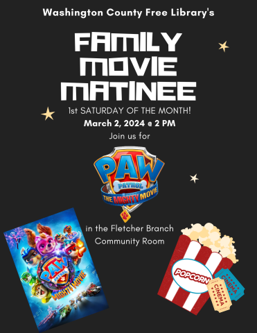 Family Movie Matinee--Paw Patrol!