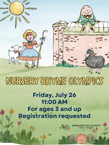 nursery rhyme Olympics poster