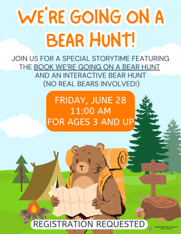 bear hunt poster