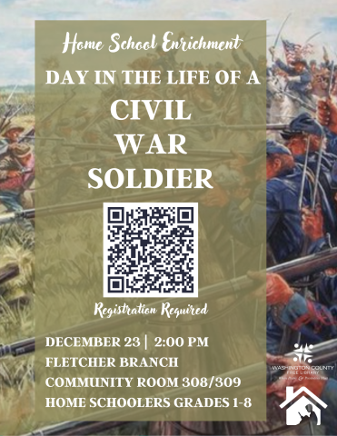 Day in the Life of a Civil War Soldier Program for Home School Students