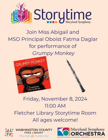 Maryland symphony oboe storytime