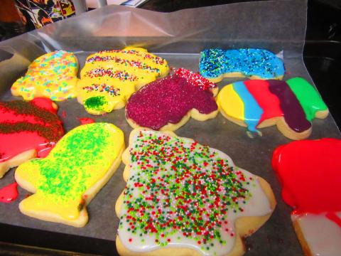 Decorated Christmas Cookies