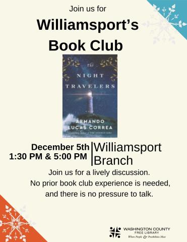 book club image of book The Night Travelers 