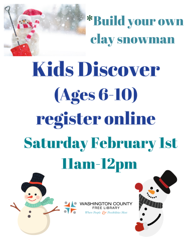 Kids Discover: Clay Snowmen