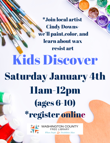 Kids Discover: Painting and Wax Resist Art