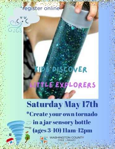 Kids Discover/Little Explorers: Tornado in a Jar