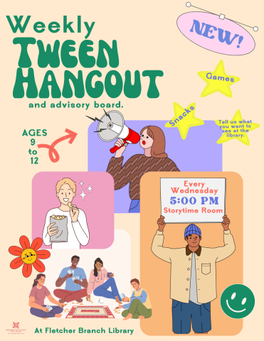 Tween hangout flyer