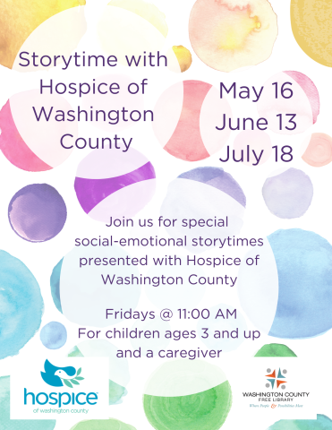 Hospice Storytime information