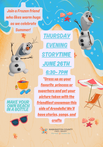 Join us as we celebrate Summer and dress as your favorite character