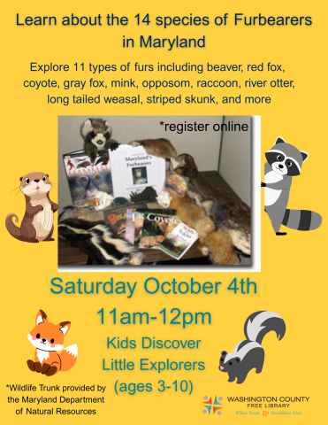 Kids Discover/Little Explorers: Maryland Furbearers