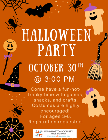 Halloween party poster