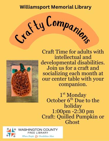 quilled paper pumpkin craft oct 6 