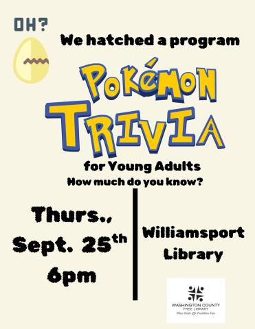 program flyer with dates of event thurs sept 25 6pm 